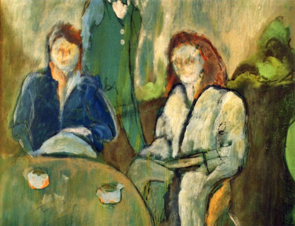 at the cafe