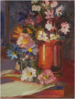 Red Vase