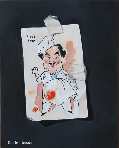 Chef Vintage Card by K Henderson