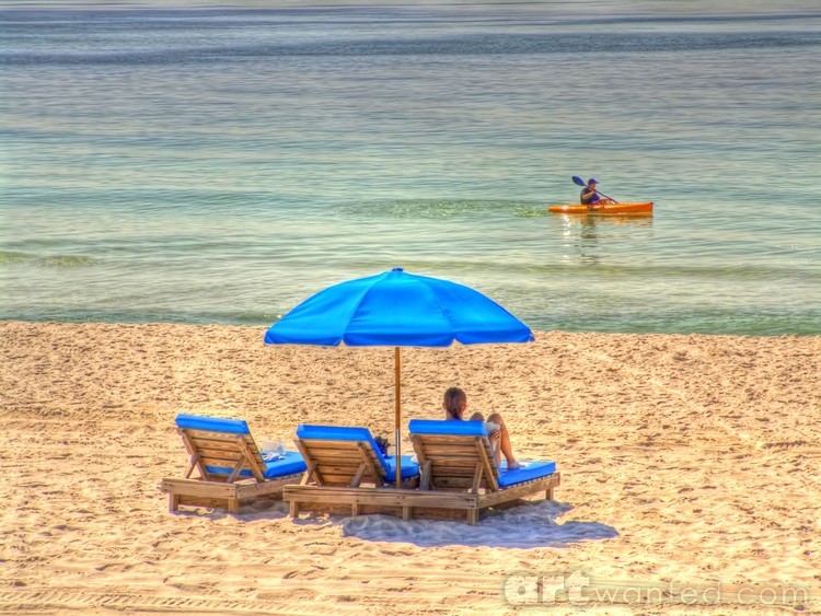 Kayaking at the Beach