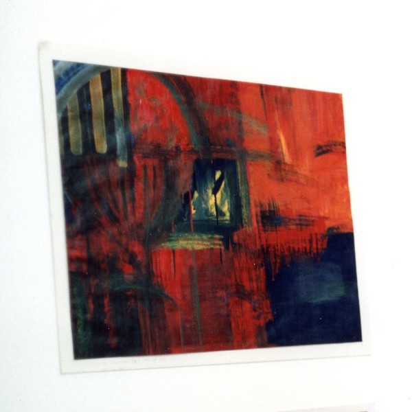 Abstract acrylic on paper 50x70 cm