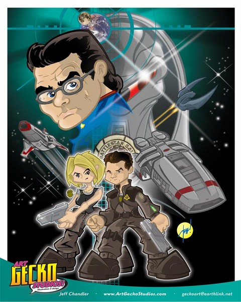 Battlestar Galactica Print