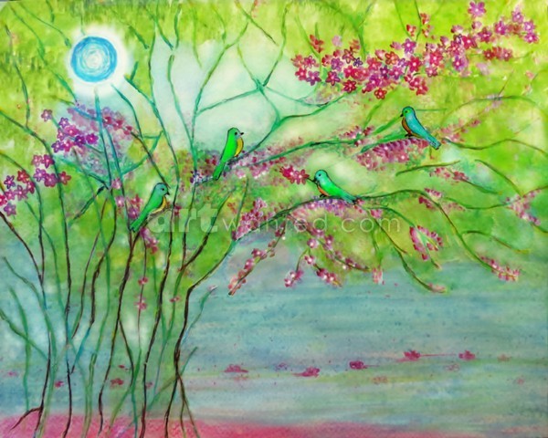 Paradise Inner Bliss Original fine art