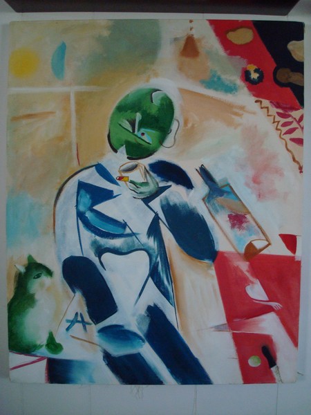 Reproduction of Marc Chagall's 'The Poet'