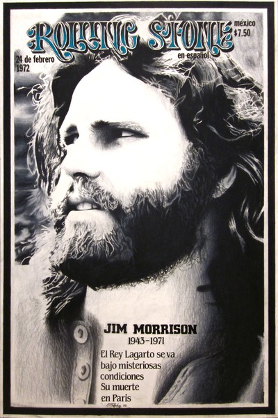 Jim Morrison by Martin M. Rocha 