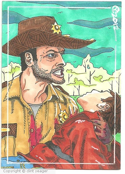 Rick and Carl ACEO