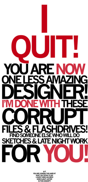 My Resignation!