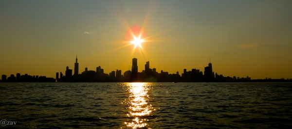 Chicago sunset