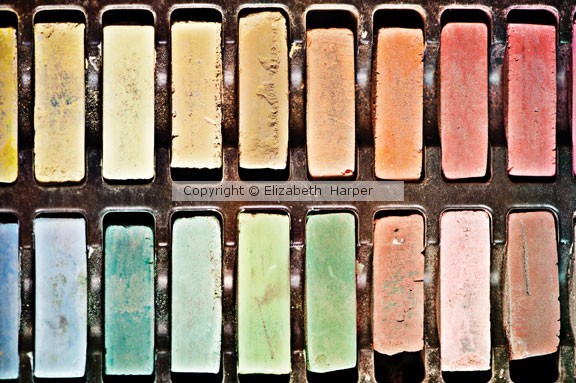 Tray of Pastels