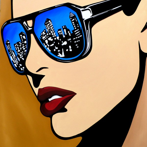 URBAN VISION - Original Abstract Modern POP Canvas