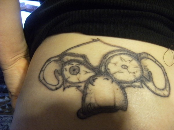 monkey head tattoo