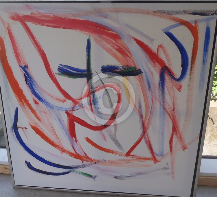 Face number 2, 80 x 80 cm.