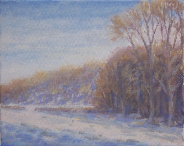 sun snow spring and bird sing