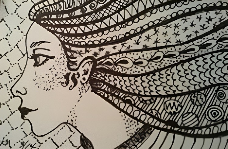 ZENTANGLE HAIR