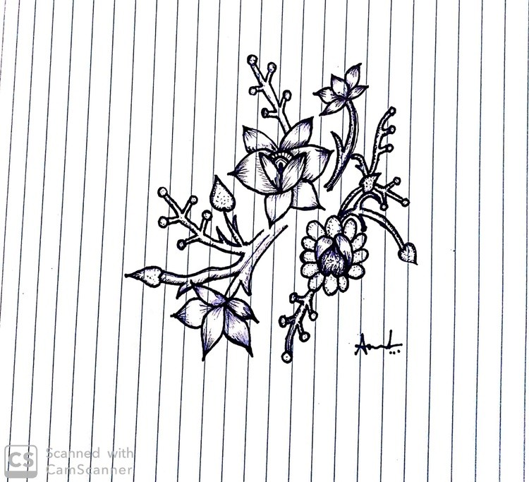 Flower drawing..ammulu