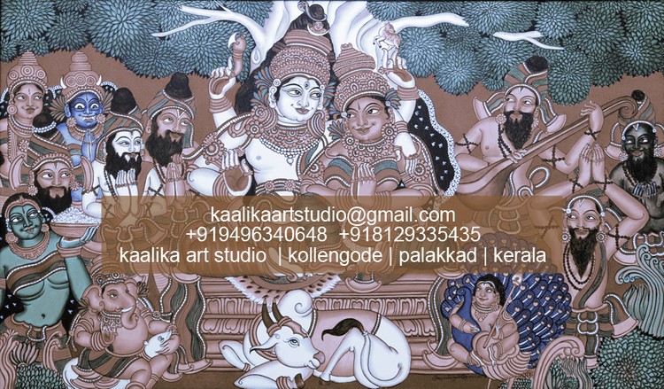KERALA MURAL KAALIKA ART STUDIO KOLLENGODE PALAKKAD