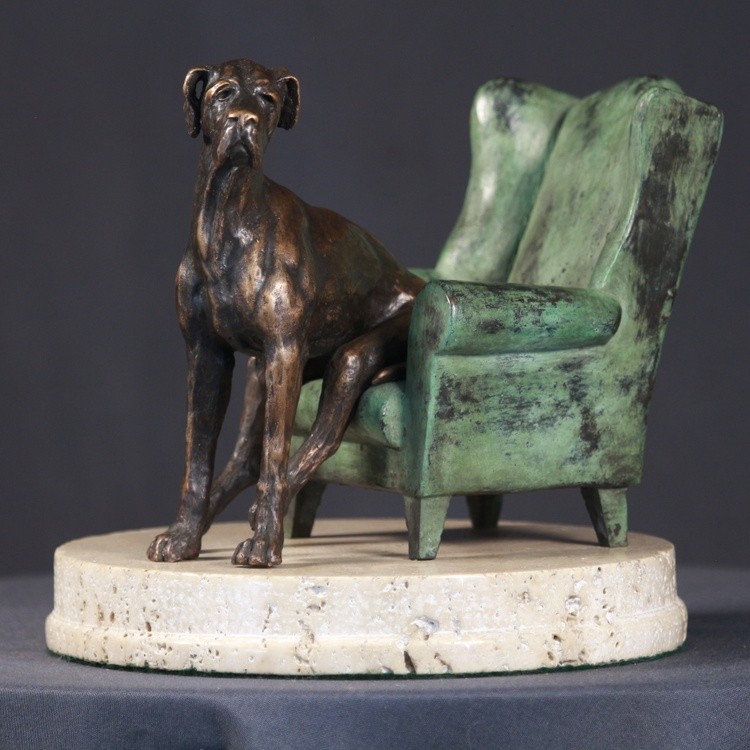 Rex in His Chair