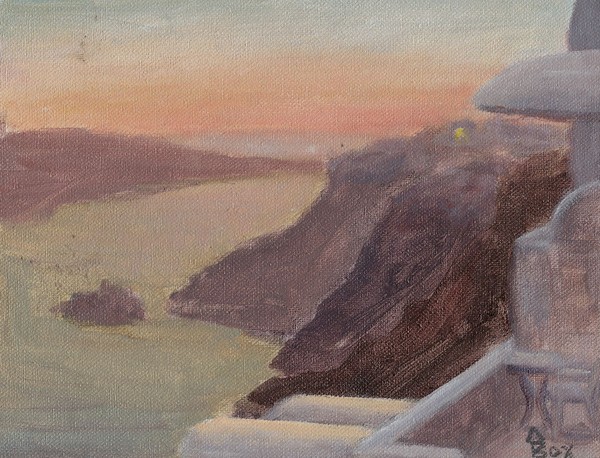 Calm of the sunset