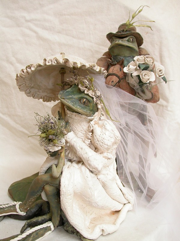 Courting Frog and His Bride