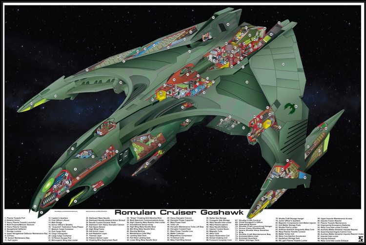 Romulan Kite Class Cruiser Goshawk