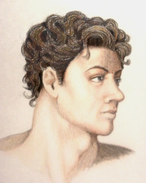 male face