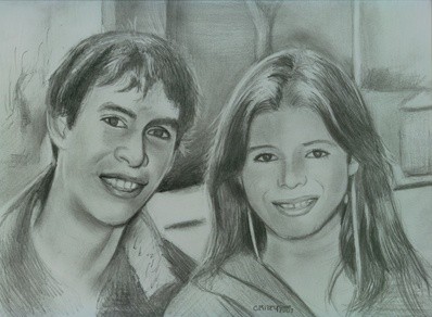 Lauren and her brother 