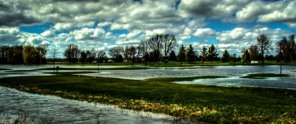 Flooded