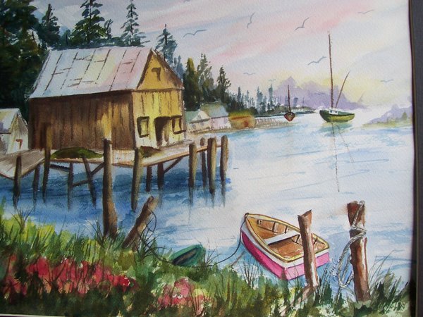 boat at bay