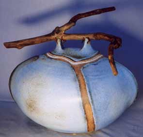 covered jar /w branch hndl
