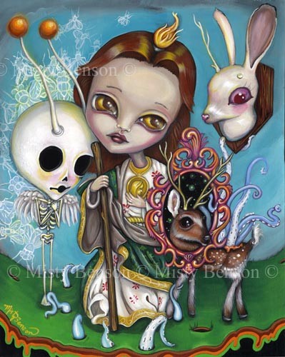 Saint Jude - fantasy art pop surrealism