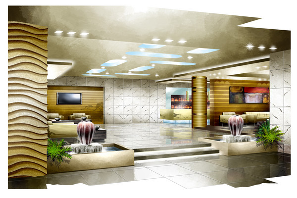 Hotel lobby