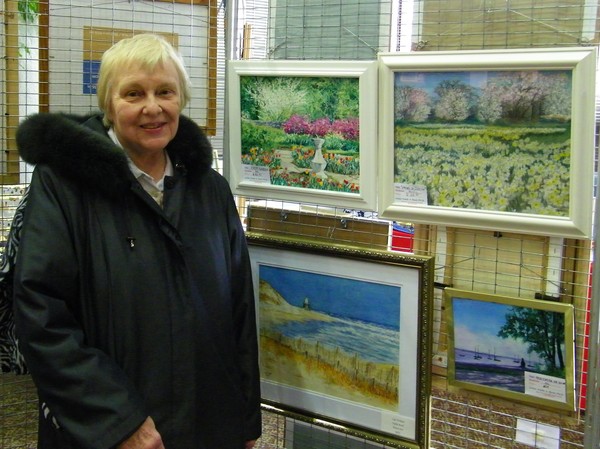 Me at Art Sale