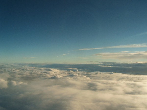 Above the clouds