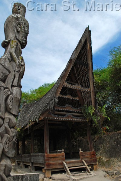 Batak Hut with Totem