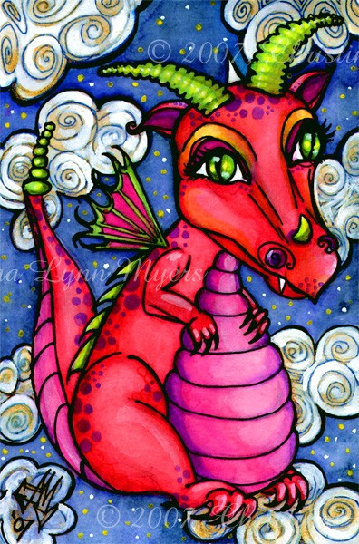 Red Baby Dragon OSWOA