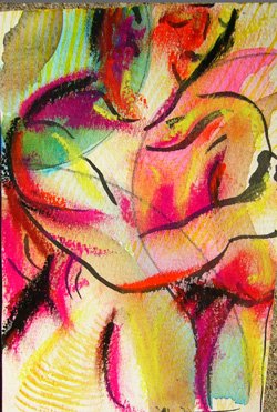 Compass circle prismatic nude