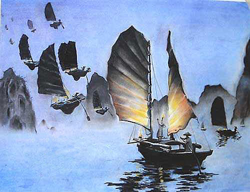 Fishing for the moon...