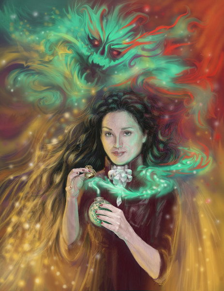 Lady and the demon