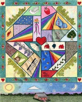 Crazy Quilt 1 Card