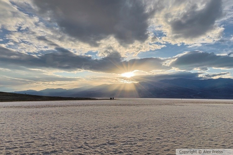 Badwater Basin at Sunset