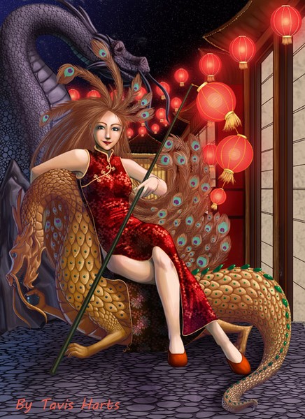Asian peacock: new years