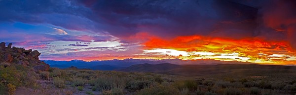 High Country Sunset Panoramic