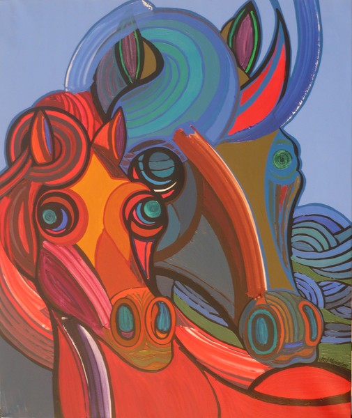 Mania of the horses