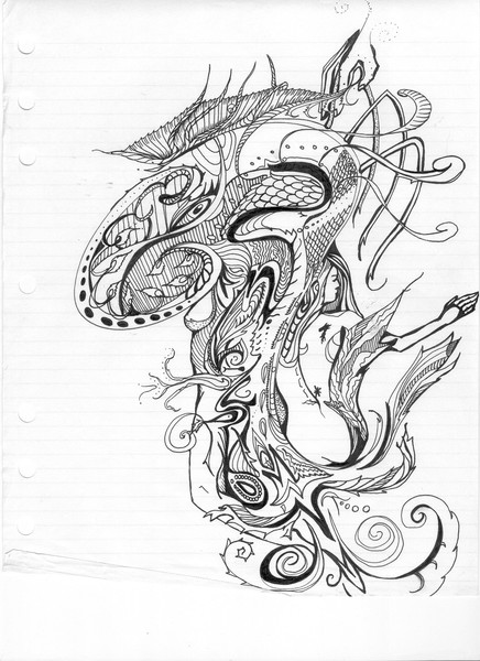 old notebook sketch