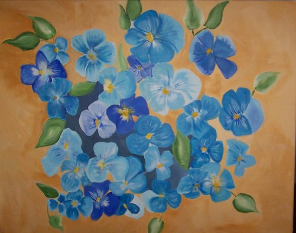 Yellow Pansies