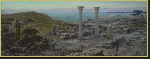 Holy ruins of Khersoness. Krimea.