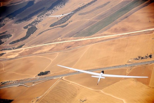 gliding in Negev desert