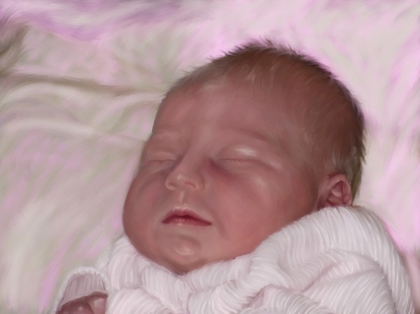 Mela, newborn