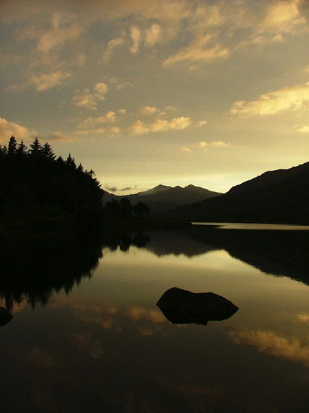 snowdon horseshoe at sunset