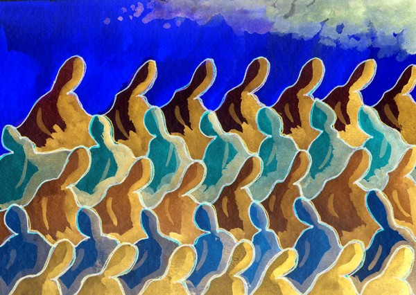 Ritual Dance #1 (inverse)